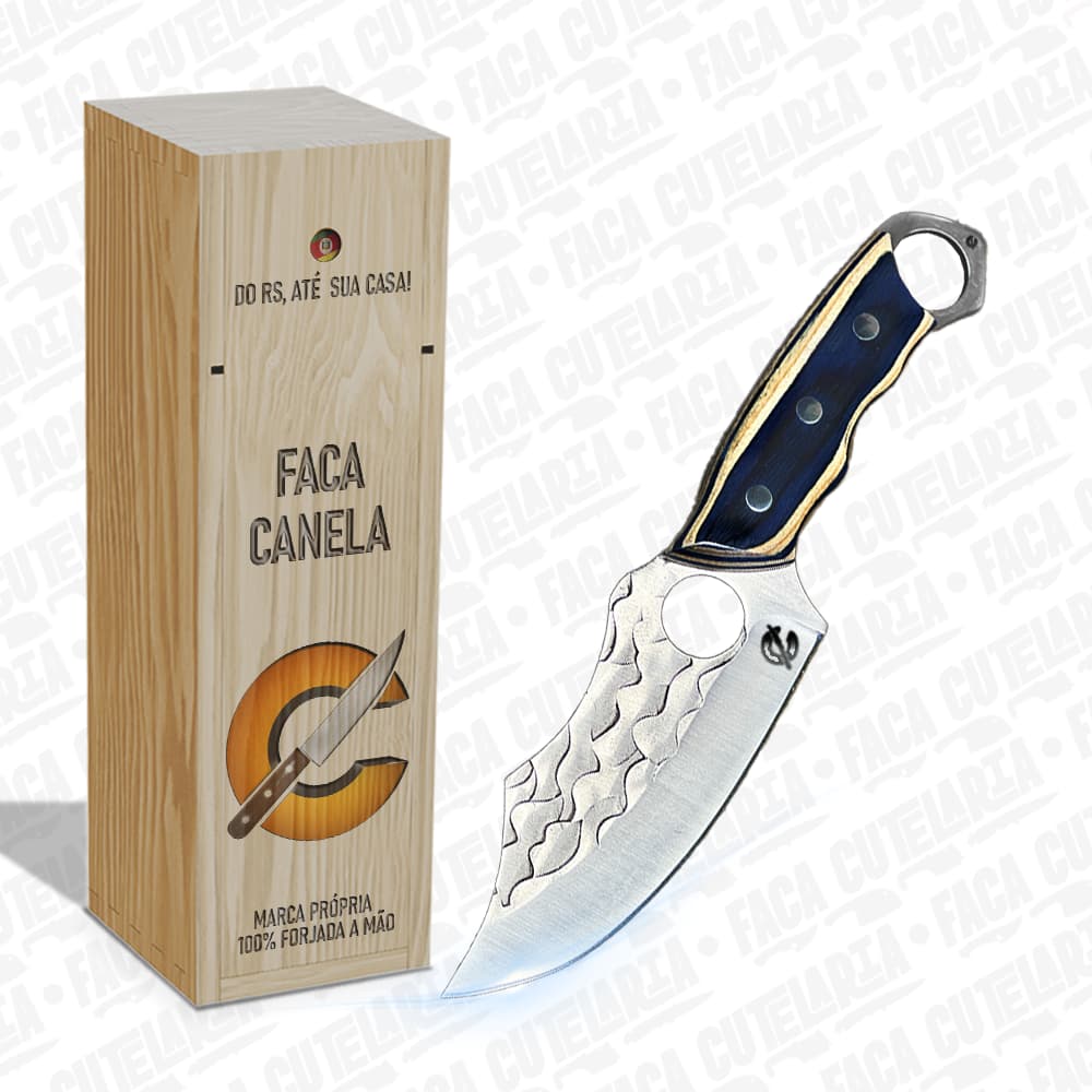 Faca Canela - Cutelaria Forjada A Mao + Garantia