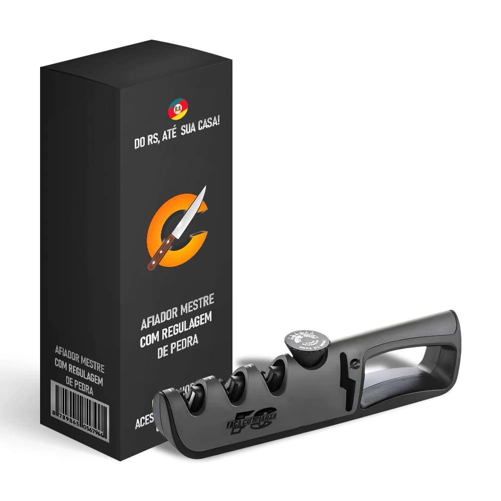 Afiador Mestre com Regulagem da Pedra – Linha Premium