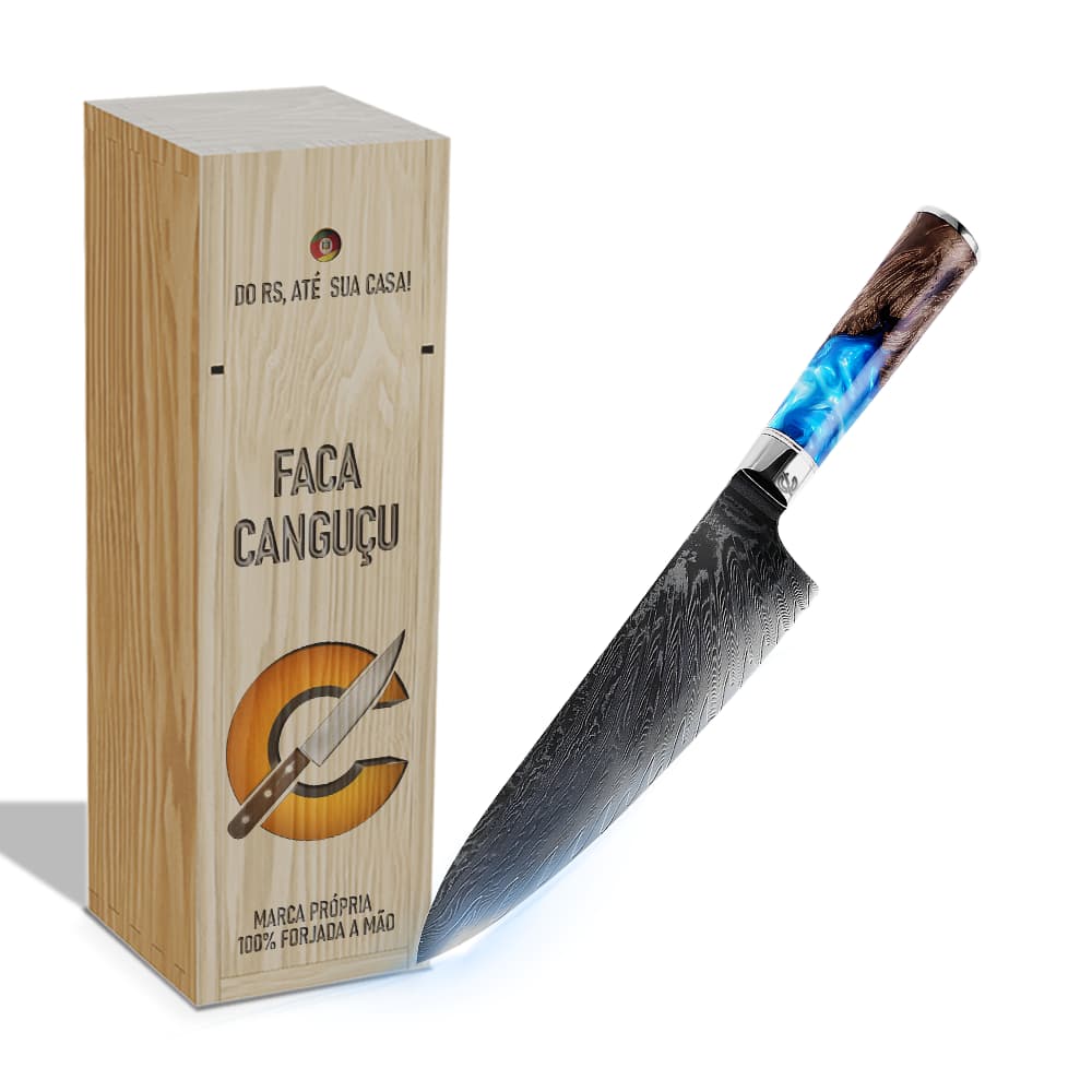 Faca Cangucu - Cutelaria Forjada A Mao + Garantia