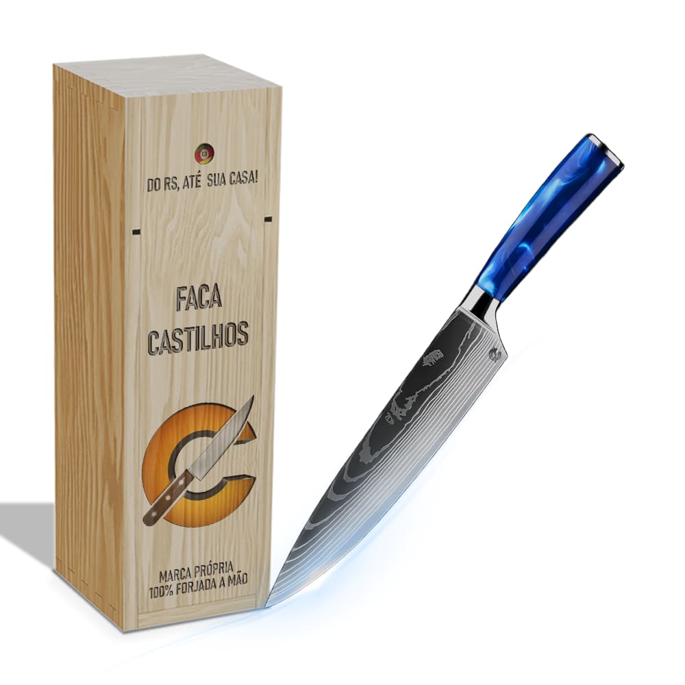 Faca Castilhos - Cutelaria Forjada A Mao + Garantia