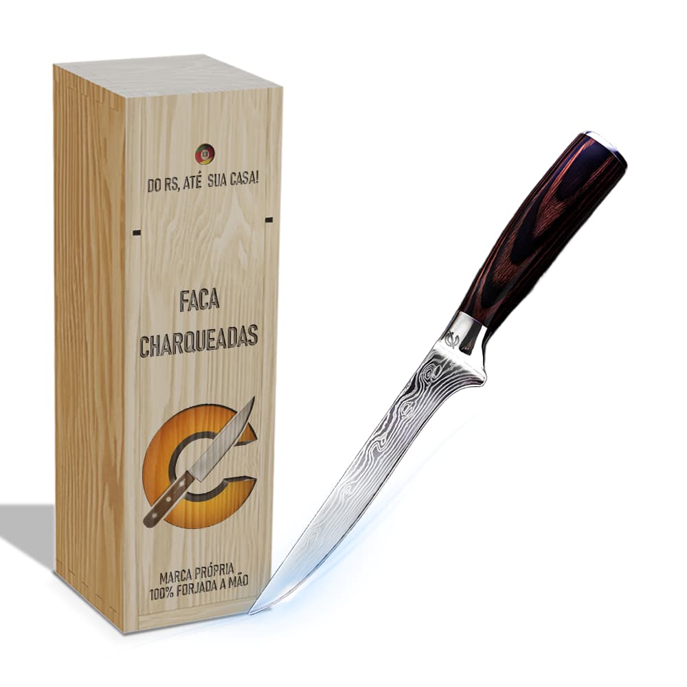 Faca Charqueadas - Cutelaria Forjada A Mao + Garantia