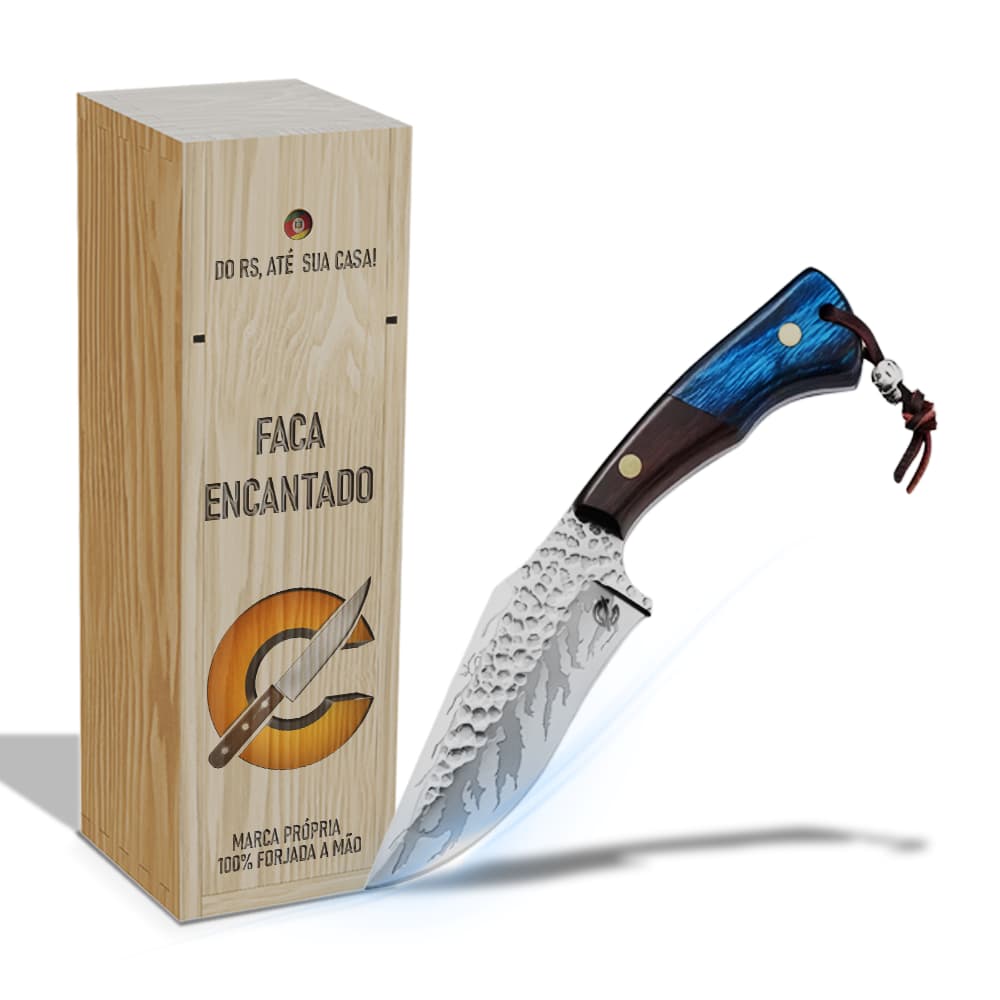Faca Encantado - Cutelaria Forjada A Mao + Garantia