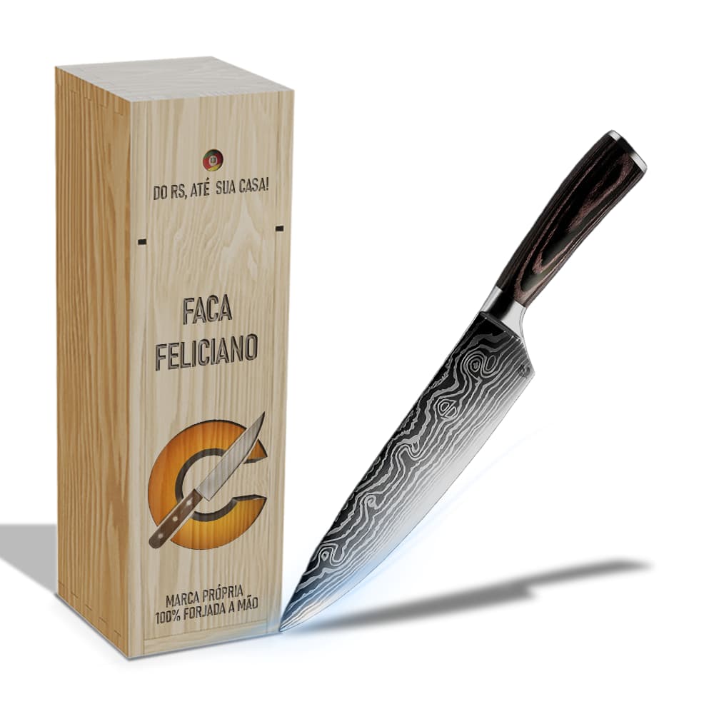 Faca Feliciano - Cutelaria Forjada A Mao + Garantia