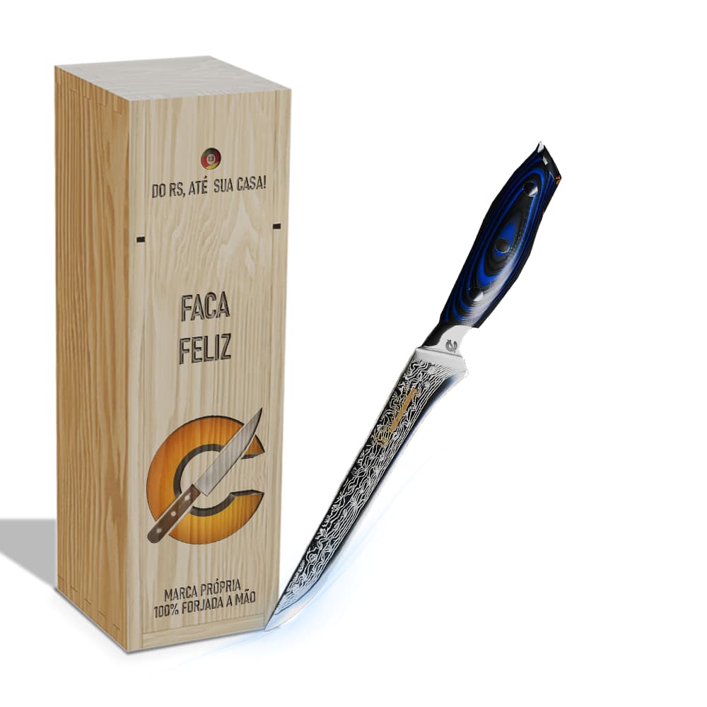 Faca Feliz - Cutelaria Forjada A Mao + Garantia
