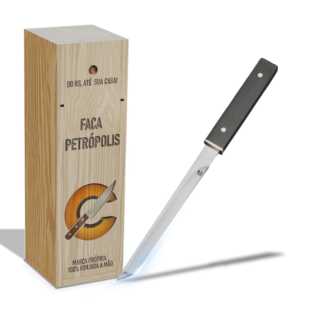 Faca Petropolis - Cutelaria Forjada A Mao + Garantia