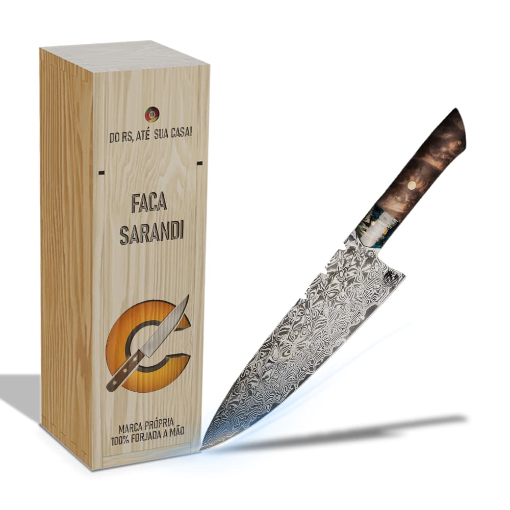 Faca Sarandi - Cutelaria Forjada A Mao + Garantia