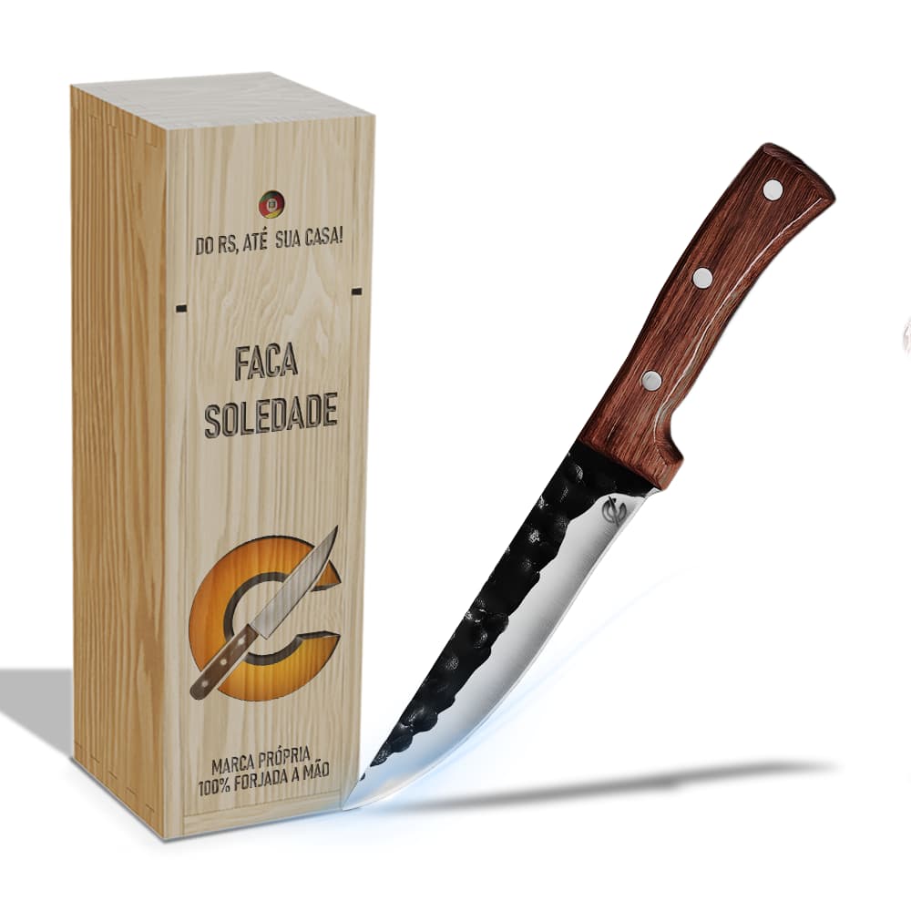 Faca Soledade - Cutelaria Forjada A Mao + Garantia