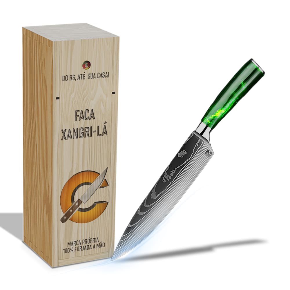 Faca Xangri-la - Cutelaria Forjada A Mao + Garantia