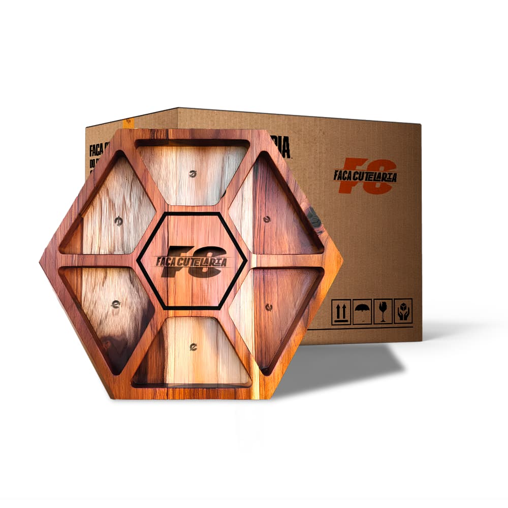 Tábua para Petiscos Petisqueira Tábua de Frios