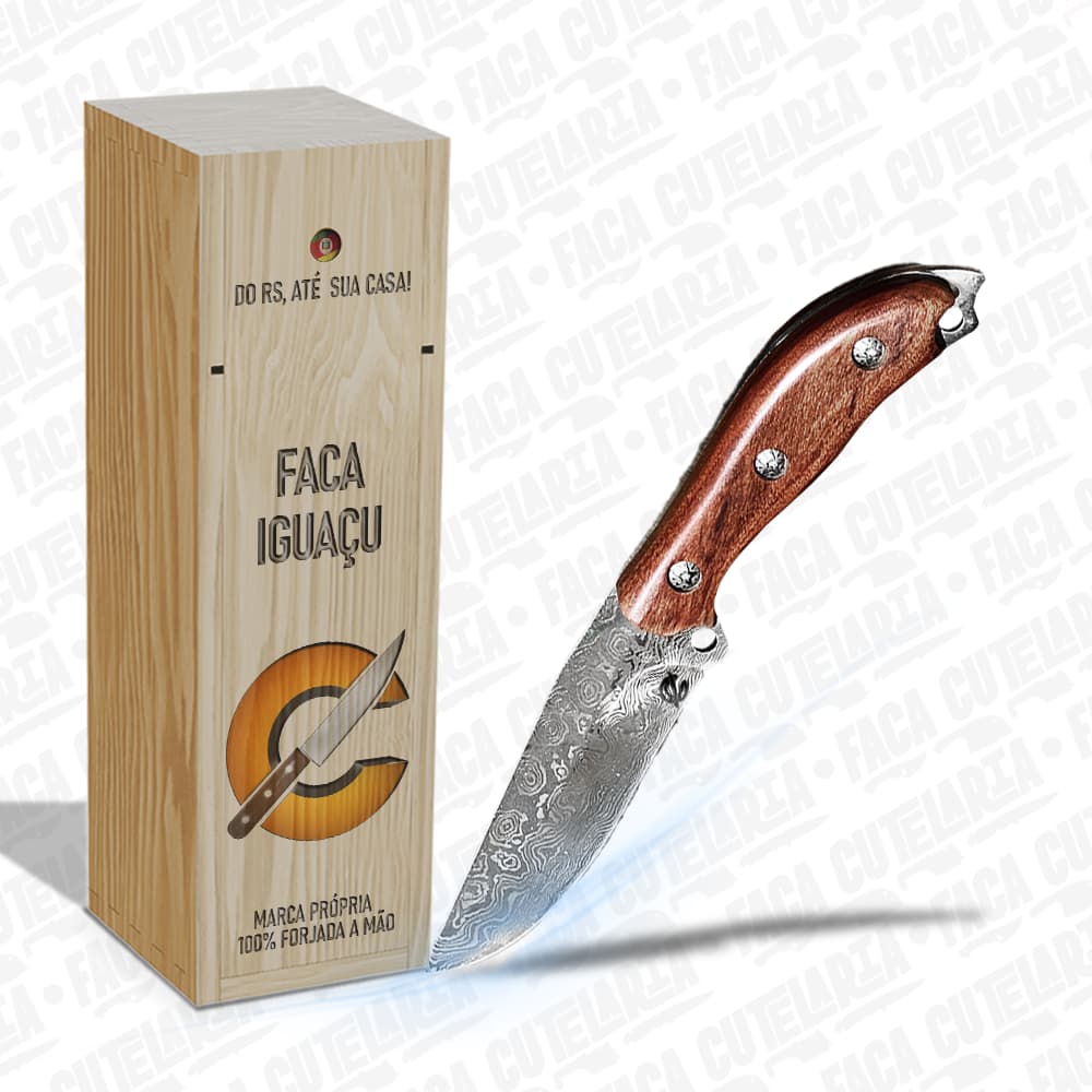 Faca Iguacu - Cutelaria Forjada A Mao + Garantia