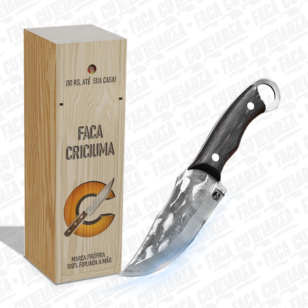 Faca Criciuma - Cutelaria Forjada A Mao + Garantia