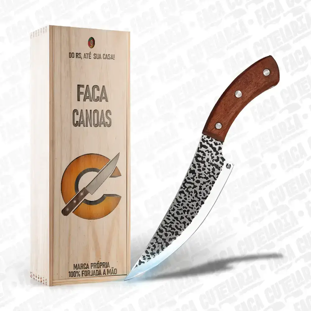 Faca Canoas - Cutelaria Forjada A Mao + Garantia