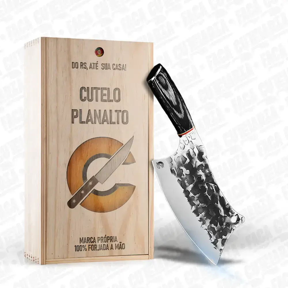 Cutelo Artesanal Dracarius - Cutelaria Forjada A Mao + Garantia