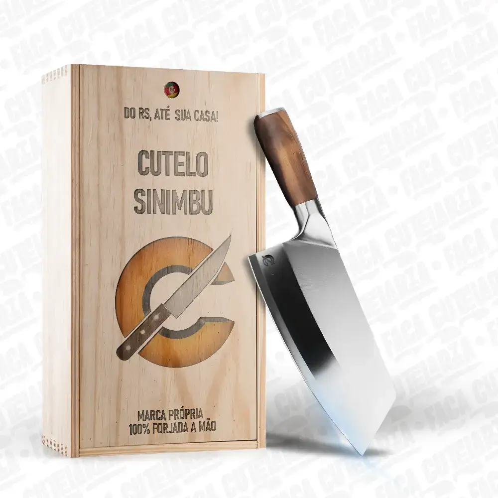 Cutelo Artesanal Sinimbu - Cutelaria Forjada A Mao + Garantia